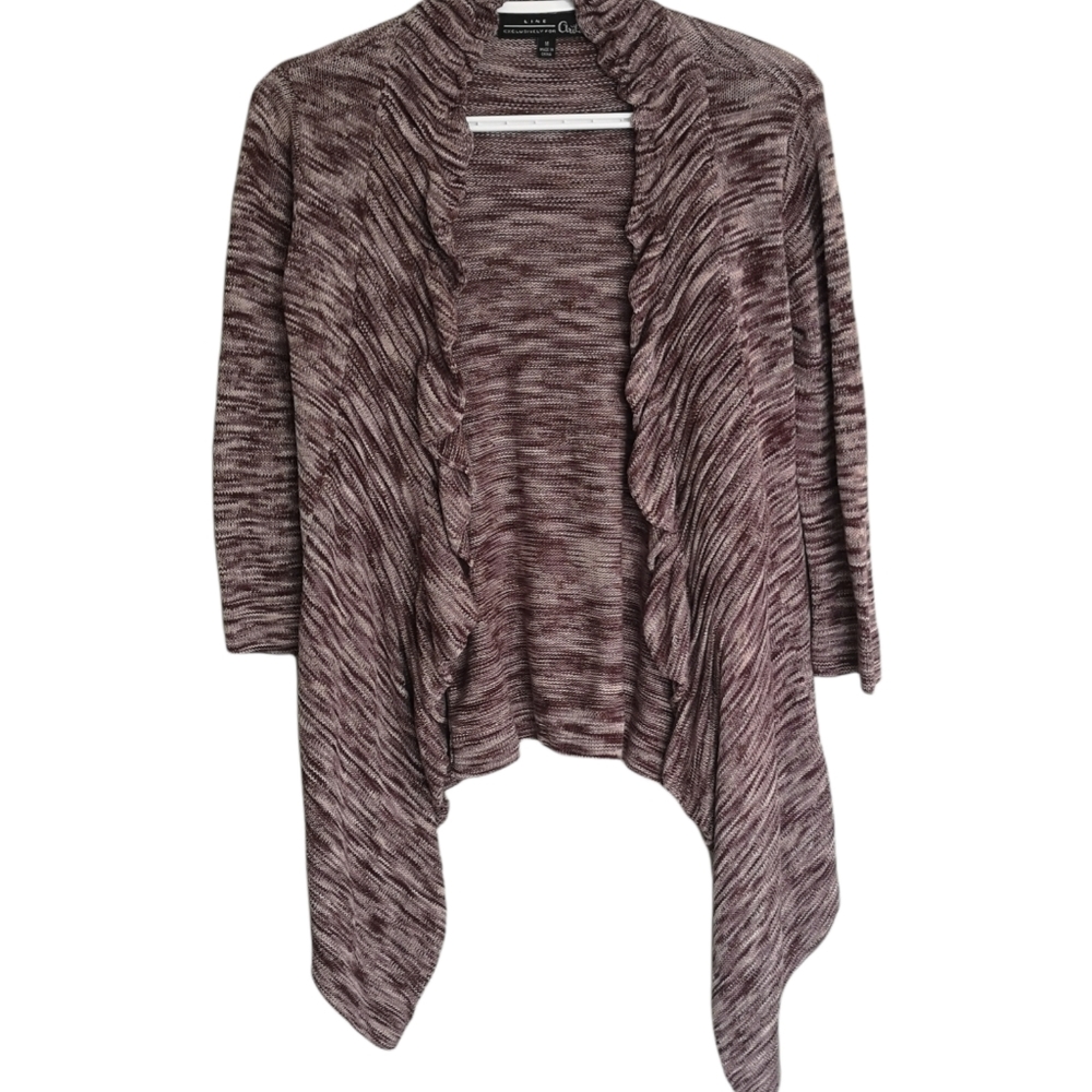 Aritzia LINE Exclusivly for Aritzia 100% Cotton Ruffled Lagenlook Open C…